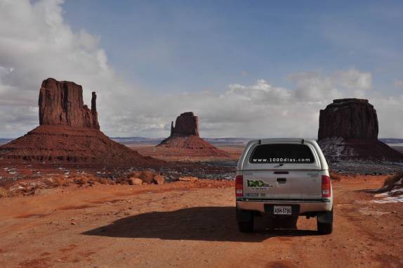 A Fiona visita o Monument Valley, no Arizona, nos Estados Unidos
